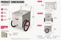 Vélo de Glaces Italien Mobile pour la Vente de Gelato et de Sucettes Glacées en Extérieur avec Vitrine Réfrigérée