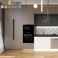 Conception intégrée personnalisée pour toute la maison, plan d'installation pour hôtel, villa, cuisine, armoire, salon, chambre à coucher