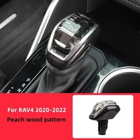 Pommeau de levier de vitesse en cristal avec lumière d'ambiance LED direction à gauche pour Toyota Highlander 2015-2022 RAV4 2020 2021 2022