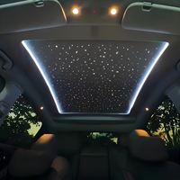Pare-soleil électrique intelligent ciel étoilé pour Tesla Model Y Juniper, contrôle vocal via application, projection d'étoiles, lumière ambiante RGB, rideau de luxe
