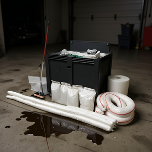 Ttake Spill Kit Oil Wheeled With Bags And Hose For Emergency Use - Product Image 3