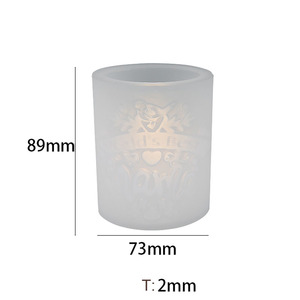 Moules en <span class=keywords><strong>silicone</strong></span> écologiques YLX Word's Best Mama Letters (cylindriques) pour bougies décoratives parfumées - Product Image 6
