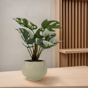 Nhà máy trực tiếp bán buôn số lượng lớn thân thiện với môi chống nước nhân tạo chậu cây chất lượng cao nguồn cho trang trí sân vườn trong nhà - Product Image 1