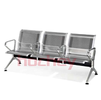 Sièges publics personnalisés Sièges pour hôpitaux Chaises de salle d'attente en acier inoxydable Chaise d'attente