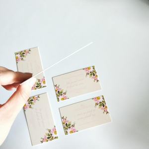 Đám Cưới Sang Trọng Doanh Nghiệp Nhỏ Lời Chào Tốt Nghiệp Tang Lễ Cô Dâu Tắm Vàng Lá Tem Biểu Tượng Tùy Chỉnh Cảm Ơn Bạn Thẻ In Ấn - Product Image 2