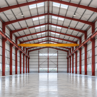Bâtiment d'entrepôt en acier sur mesure, atelier industriel, structure d'usine préfabriquée en métal, service de conception 3D