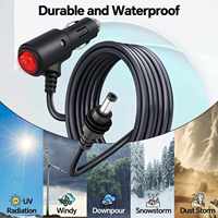 Câble d'alimentation Starlink Mini 2/3/5/M Allume-cigare DC 18AWG PVC Cuivre pur 5A Charge rapide 12V-24V Chargeur de voiture étanche