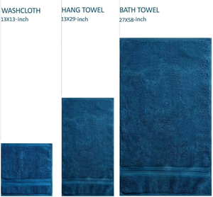 Toallas de Baño y Toallas de Mano Personalizadas 100% Algodón Puro para Hotel con Logotipos Bordados en Color Sólido - Product Image 4