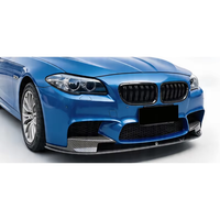 Pour BMW F10 535i 528i M Sport 2009-2016 – Lame de pare-chocs avant, diffuseur, séparateurs, kit carrosserie M5, jupes latérales, protection, garniture aspect carbone