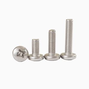 Tornillos de máquina de cabeza redonda LeGood M3.0 X6mm Phillips Sistema métrico de acero inoxidable 304 - Product Image 1