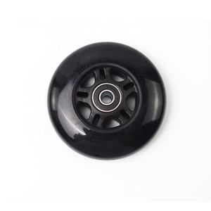 Roues de patin à roues alignées à vitesse de rouleau de 110mm 88a à impact élevé roues de Scooter noires W0 20 Roda De Patins Rollen pour scooters à pédales - Product Image 2