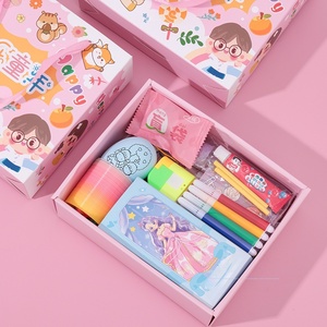 Kinderdag Kleine Cartoon Papieren Cadeaus Kleuterschool Verjaardag Begeleidend Hele Klas Delen Beloningen Basisschool Opening - Product Image 5
