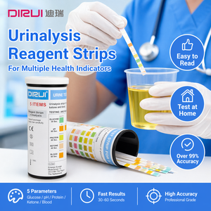 Solution de Précision Supérieure : Bandelettes de Test Sanguin et Urinaire à 5 Paramètres (Glucose, pH, Protéines, Cétones) pour Laboratoire Médical - Product Image 2