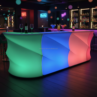 Supports de table DJ portables / Table de DJ avec éclairage LED en acrylique (BC140)
