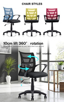 Vente directe usine – Chaise de bureau pivotante moderne en maille, confortable, pour gamer et personnel