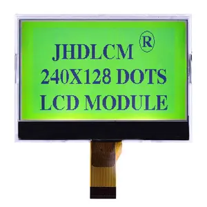 COG Kuning Hijau 240X128 Modul Tampilan Grafis COG LCD JHD240128-G05BTG-Y