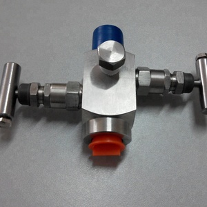 Collecteur d'instruments standard SS316L à 2 voies, filetage NPT 1/2'', purge d'isolation pour manomètre EJA 1 - Product Image 5