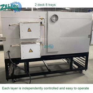 Four à gaz professionnel à 2 niveaux et 8 plateaux, grande capacité, pour la cuisson industrielle du pain et des gâteaux, avec vapeur et base en pierre, pour <span class=keywords><strong>boulangerie</strong></span> - Product Image 4