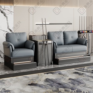 Canapé de <span class=keywords><strong>billard</strong></span> en cuir véritable de style chinois <span class=keywords><strong>pour</strong></span> salle de <span class=keywords><strong>billard</strong></span>, compétition, visionnage professionnel, usage de loisirs, durable - Product Image 3
