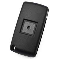 Carcasa para Llave de Coche con 2 Botones, Tipo Flip, con Hoja HU83 y Control Remoto CE0536