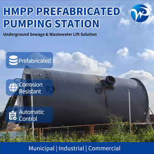 Station <span class=keywords><strong>de</strong></span> pompage souterraine HMPP |   Station <span class=keywords><strong>de</strong></span> <span class=keywords><strong>relevage</strong></span> des <span class=keywords><strong>eaux</strong></span> usées préfabriquée avec contrôle automatique <span class=keywords><strong>de</strong></span> la <span class=keywords><strong>pompe</strong></span> Garantie 1 an - Product Image 1