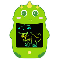 Nouvelle tablette d'écriture LCD transfrontalière de 85/10 pouces, style graffiti, licorne et dinosaure colorés, pour enfants, modèle H013