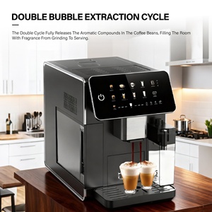 Commercial Fully Automatic Italian Professional Espresso Machine 6 in 1 Cappuccino Milk Kaffee Latte Hot Milk Espresso - Product Image 2
