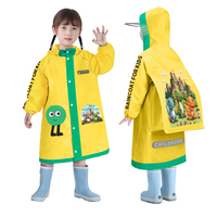 Imperméables sur mesure pour garçons et filles, avec sacs à dos, en fibre de polyester de haute qualité, dans une variété de couleursÉcole