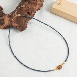 Collana di perline di riso <span class=keywords><strong>Picasso</strong></span> antico gioielli di moda da donna accessori di perline ceche di nicchia - Product Image 4