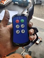 Télécommande radio sans fil pour palan A400 1T&1R, industrielle, IP65, DC12-24V, 4 boutons à vitesse unique, 433 MHz