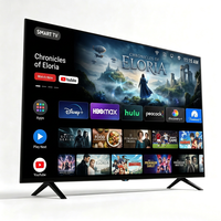 Televisor Inteligente LED 4K de Fábrica OEM, 32 Pulgadas, Android TV de Alta Definición, HTV de 43, 50, 55 y 65 Pulgadas