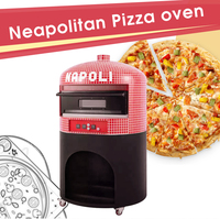 Four à pizza rotatif automatique commercial, électrique et à gaz, pour pizzerias et boulangeries, pour le maïs, les noix et le soja