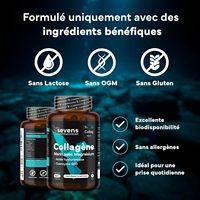 Capsules de collagène marin hydrolysé, magnésium, acide hyaluronique, coenzyme Q10, 120 ES, améliore la densité osseuse, 900 mg
