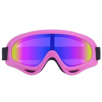 Kacamata Ski PC Olahraga Luar Ruangan Tahan Angin Tahan Debu Tahan Lumpur Peralatan Ski Musim Dingin Bingkai Penuh Kacamata Olahraga Dewasa Pria Wanita