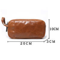 Dompet Kulit Sapi Asli Lapisan Atas Retro Grosir, Kapasitas Besar, Model Panjang, Untuk Pria & Wanita, Dapat Menampung Ponsel