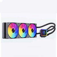 Refroidisseur de processeur RGB SNOWMAN 360 mm, refroidissement par eau, dissipateur thermique en cuivre, compatible avec les sockets AM4 AM5 LGA1700 X99, radiateur pour ordinateur PC
