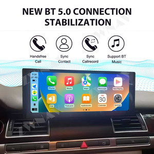 Zwnav 12.3 "วิทยุติดรถยนต์หน้าจอ IPS สำหรับ A8L Audi 2005-2010/2011-2017เครื่องเล่นมัลติมีเดีย GPS navig เฮดยูนิต - Product Image 5