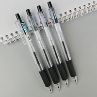YF Pluma de tinta de gel de plástico simple Azul y Rojo Ancho de escritura de 0,5mm para escritura escolar y de oficina