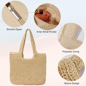 Sacs à <span class=keywords><strong>main</strong></span> pour femmes <span class=keywords><strong>Sac</strong></span> de plage <span class=keywords><strong>en</strong></span> paille tissé Sacs à <span class=keywords><strong>main</strong></span> <span class=keywords><strong>en</strong></span> <span class=keywords><strong>osier</strong></span> <span class=keywords><strong>Sac</strong></span> <span class=keywords><strong>en</strong></span> rotin <span class=keywords><strong>Sac</strong></span> de vacances <span class=keywords><strong>en</strong></span> raphia - Product Image 1