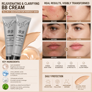 Crème <span class=keywords><strong>BB</strong></span> minérale hydratante, éclaircissante, correctrice, fond de teint, écran solaire, contrôle du sébum, imperméable, résistante à la transpiration, pour tous types de peaux - Product Image 3