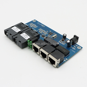 Convertisseur de média fibre optique avec commutateur réseau 5 ports PCBA avec réseau sans fil Ethernet UTP et routeur de données informatiques Équipement de fibre optique - Product Image 2