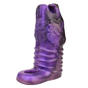 YOCY Fantasy Penis Cover Silicone Penis Enlargement Hollow Delayed Ejaculation Sleeve Sex Toy for Man - Product Image 1