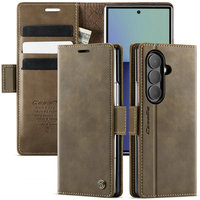 CaseMe casing pintar kulit Samsung, casing pintar kualitas terbaik, casing lipat 7, penutup dompet kulit, standar RFID, magnetik untuk Samsung Z, lipat 7