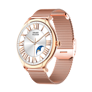 Montre connectée pour femmes KM30, écran IPS 1,39 pouces, application FitCloudPro, suivi menstruel, moniteur de fréquence cardiaque, assistant vocal IA, 5 à 10 jours d'autonomie - Product Image 1