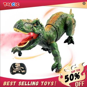 Jouet dinosaure en plastique Tyrannosaurus Rex pour enfants de 5 à 7 ans, modèle d'animal télécommandé Tk Wj03 - Product Image 3