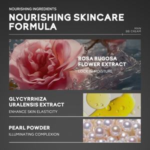 LAIKOU 30g Crema BB Ligera de Marca Privada para Hombres SPF 15 PA++ Cuidado Facial con Complejo Iluminador - Product Image 3