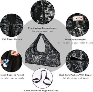 Échantillon gratuit vente en gros AL minimaliste Yoga Fanny PVC poitrine épaule sac à dos sac à bandoulière léger tous les jours transporter pour fermeture éclair - Product Image 3