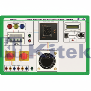 KITEK IDMT, entrenador de relé de sobrecorriente, con números trifásicos para fines educativos - Product Image 1