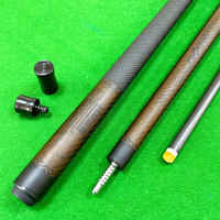 TuoYuan Queue de billard ergonomique en fibre de carbone, corps fin, poignée antidérapante, pour les matchs longue durée, les compétitions et l'entraînement