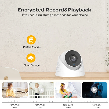 PIX-LINK Smart Camera HD Night Vision Two Way Audio Baby Monitor Mini Wifi IP Camera · image 4